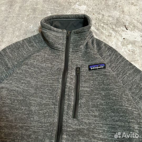 Серая флисовая куртка Patagonia Full Zip Оригинал