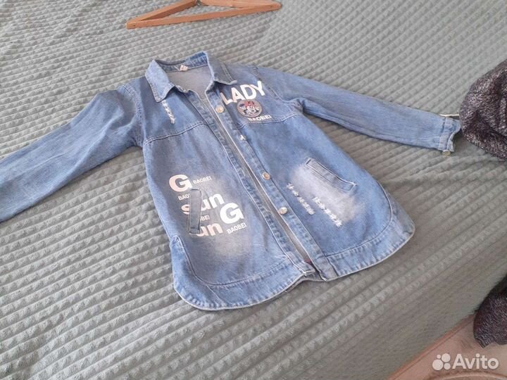 Джинсовая рубашка