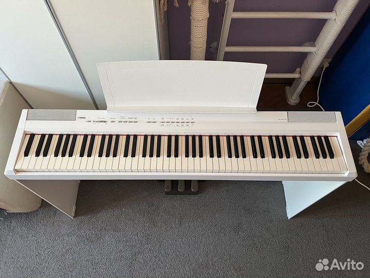 Цифровое пианино yamaha p-105wh