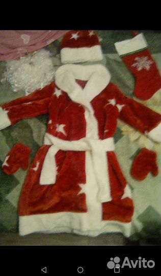 Костюм деда мороза