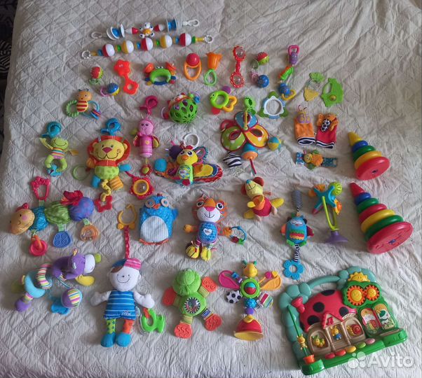 Игрушки до года Lamaze, Tiny Love, BabyGo