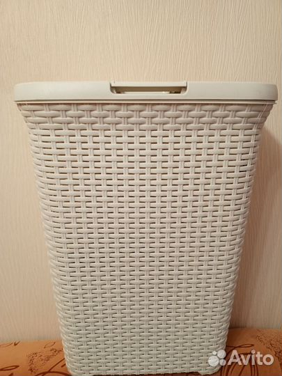 Корзина для белья узкая