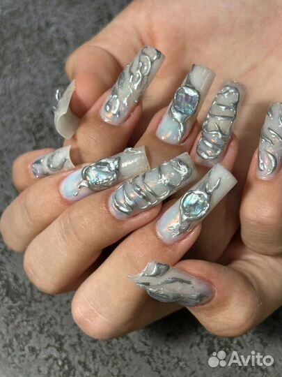 Крейзи маикюр/ наращивание ногтей / дизайны