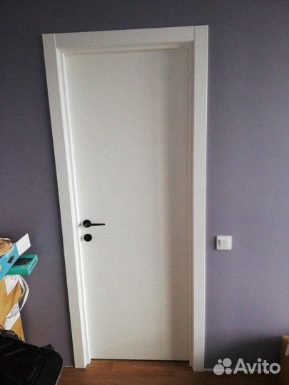 Дверь межкомнатная белая