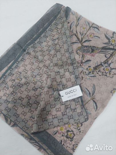 Палантин шёлковый Gucci