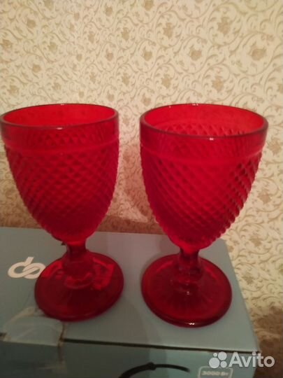 Фужеры стекло новые