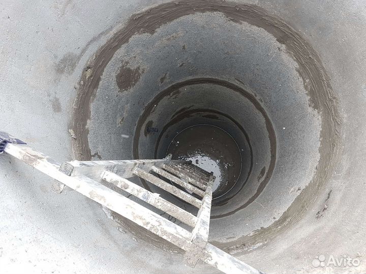 Колодец питьевой. Септик из колец под ключ