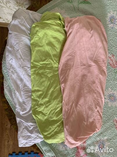 Детская простыня на резинке. Детские наволочки