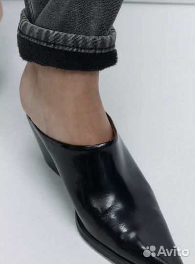 Джинсы mom зимние на флисе Befree