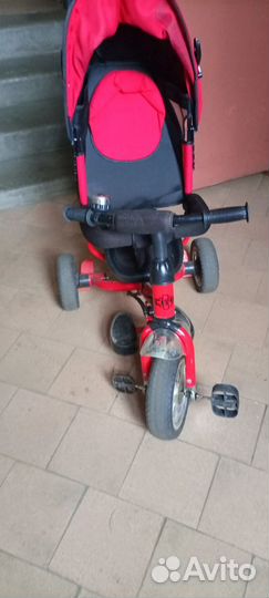 Велосипед коляска с ручкой