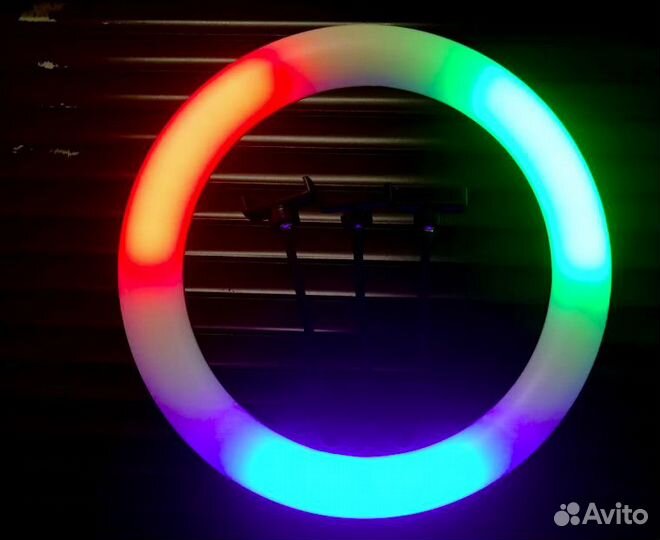Кольцевая Лампа 45 см Цветная 50 Режимов + Штатив