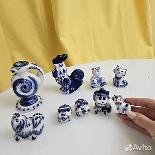 Фарфоровые статуэтки гжель фарфор гжель