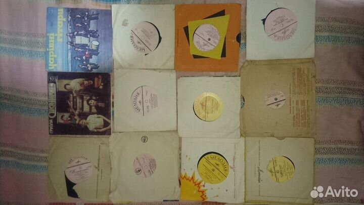 Пластинки б/у