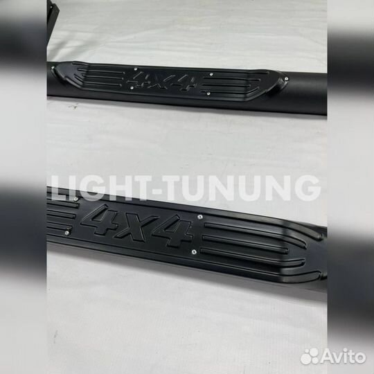 Пороги силовые нива тюнинг матовые