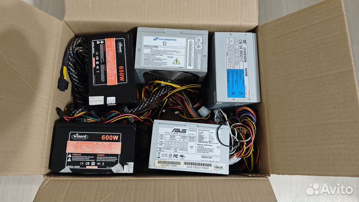 Блоки питания компьютеров на запчасти