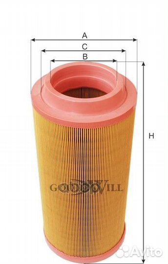 Фильтр воздушный (внешний) HCV AG1038 Goodwill