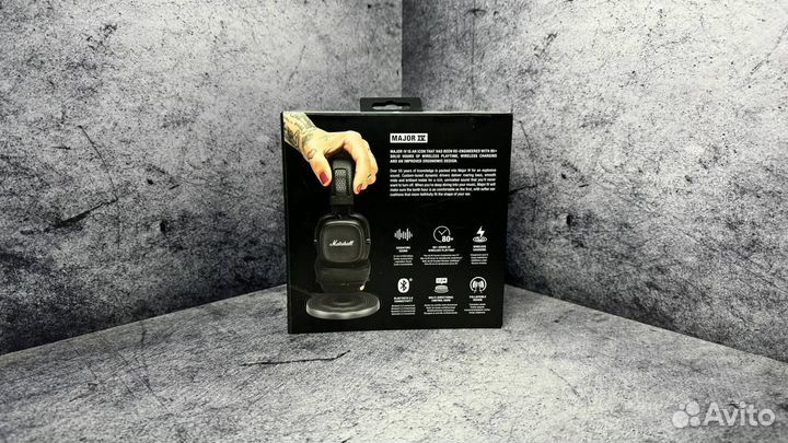 Беспроводные наушники Marshall Major IV, черный