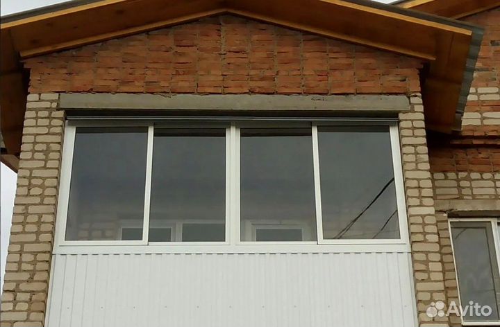 Остекление алюминиевым профилем. Рассрочка