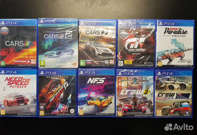 Гоночные игры на PS4