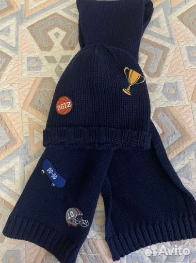 Комплект шапка и шарф Dolce&Gabbana