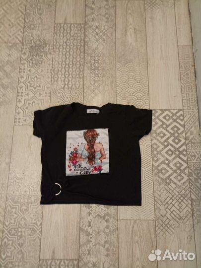 Вещи на девочку пакетом 6-8 лет