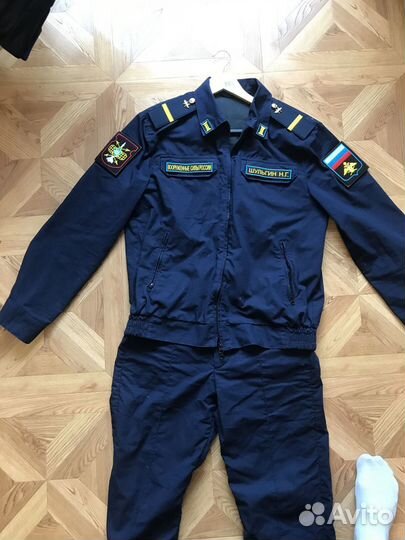 Офисная военная форма синяя