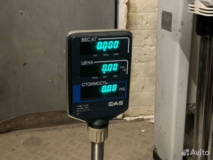 Весы с печатью этикеток Cas Lp 15R (vs 1.6)