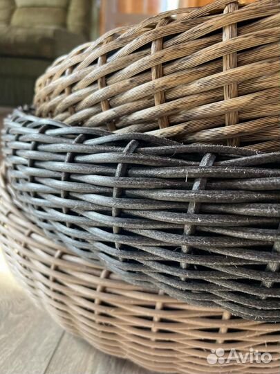 Лежанка для животных из ротанга