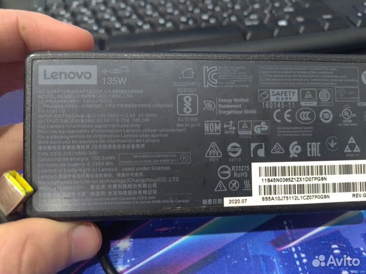 Блок питания для ноутбука lenovo