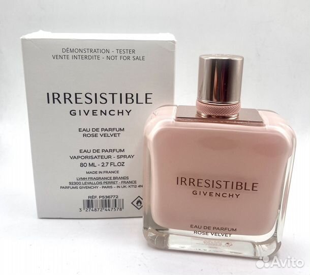 Givenchy Irresistible Rose Velvet edp 80 ml тестер