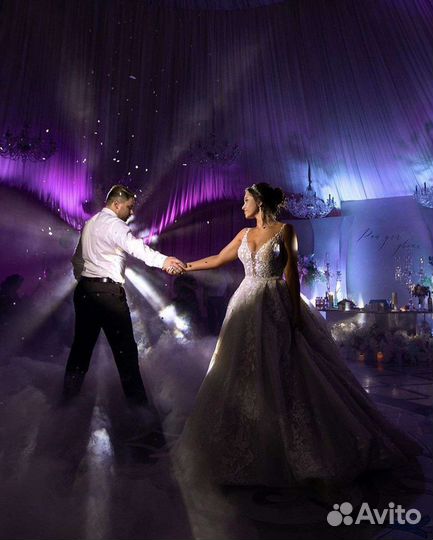 Световое оформление/ тяжёлый дым/ на свадьбу