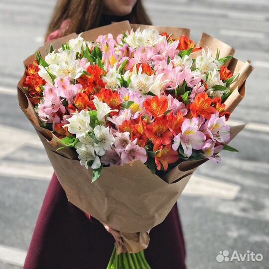 Букеты из альстромерий