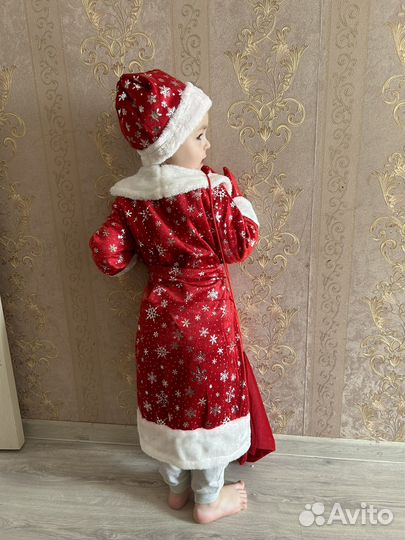 Костюм дема мороза и снегурочки детский