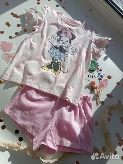 Пижама для девочки C&A 98 104 новая с Минни маус