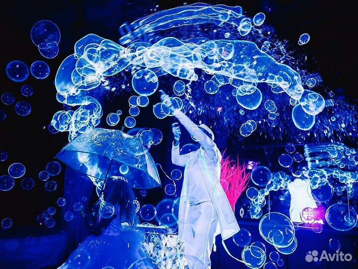 Шоу мыльных пузырей