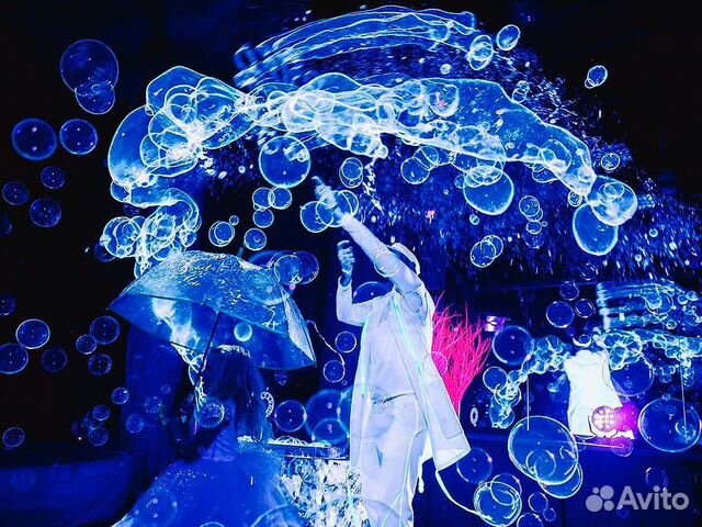 Шоу мыльных пузырей