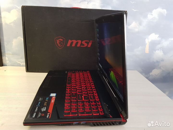 Игровой ноутбук msi gl63 8rc
