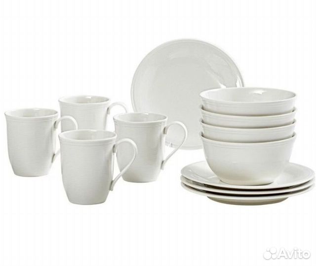 Сервиз 12 предм Villeroy Boch Color Loop creme