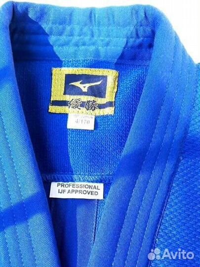 Кимоно для дзюдо mizuno 160 170 Пакистан 750 гр