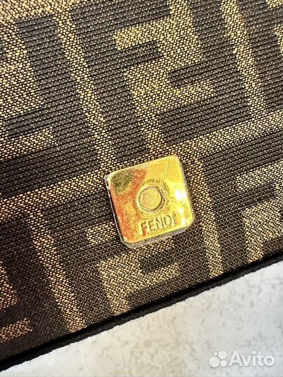 Сумка fendi baguette текстильная