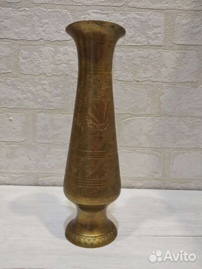 Ваза латунь