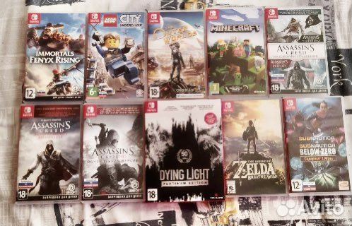 Игры Диски Nintendo Switch,оптом купить в Москве | Электроника | Авито