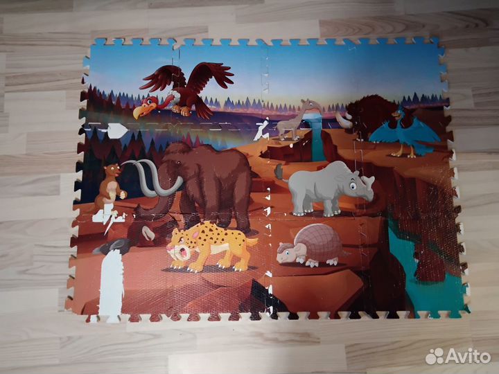 Детский коврик пазл