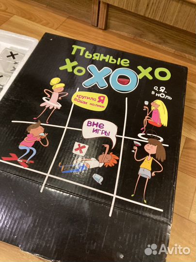 Настольная игра «Пьяные крестики-нолики»