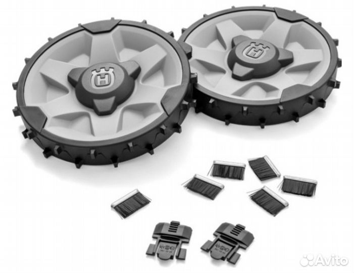 Колеса Husqvarna и комплект колёсных щёток