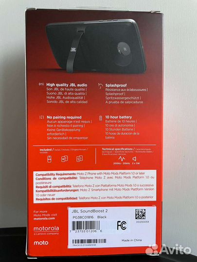 Колонка jbl motomod z4 z 3 мото soundboost 2 moto