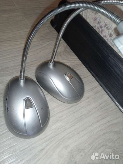 Лампа настольная на батарейках