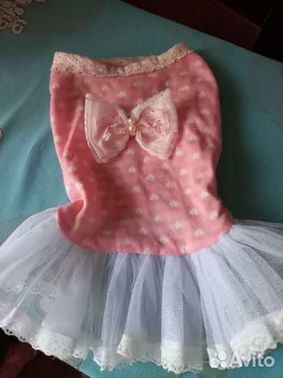 Платье для собак маленькой породы