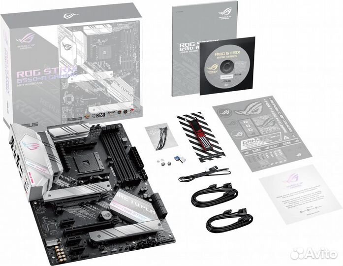 Материнская плата asus ROG strix B550-A gaming