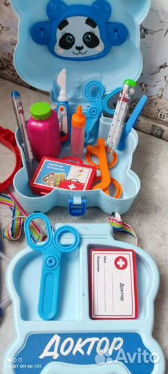 Набор доктора, азбука, сортер